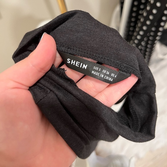 BRAND NEW/NEVER WORN Black Dress - SHEIN - Picture 3 of 4